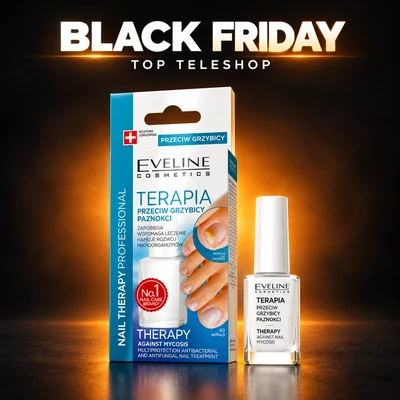 Tratament pentru unghii Eveline Cosmetics împotriva micozei și infecțiilor fungice, 12 ml