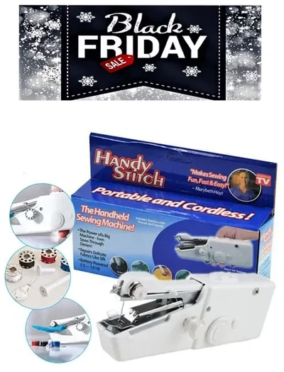 Masina portabila de cusut fara fir Handy Stitch – Reducere 45%! Numai 123 Ron in loc de 199 Ron