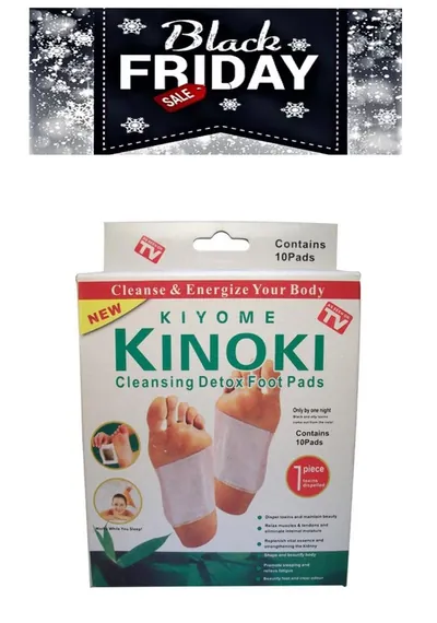 Plasturi detox tip Kinoki cu vitamina C, E și uleiuri rafinate, New Generation, 10 buc./set