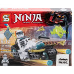 Set constructie Ninja razboinic, tip lego, 89 piese, + 6 ani, Oferte Shop