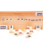 Joc remi, Rummy cu piese de piatra, cadou joc sah magnetic by Oferte Shop