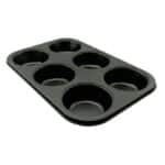 Forma de briose, dimensiune 35cm , suprafata aluminiu antiaderent, Negru, New Generation by Oferte Shop