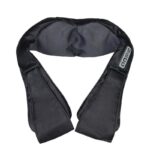 Aparat masaj Neck Massager Negru, pentru relaxare dar si dureri musculare, vibratii intense cu variatii programe si role Shiatsu, New Generation