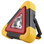 Triunghi auto de atentionare , iluminare LED, functii multiple, incarcare solara si USB, 10 cm, Oferte Shop