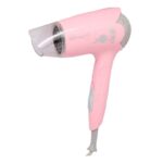 Uscator par cu maner pliabil Feon 25, Roz/Gri, 1400 W, 2 trepte temperatura, Oferte Shop