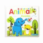 Cartitica educativa bebe cu sunete, rezistenta la apa, Animale prietenoase, Oferte Shop