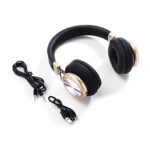 Casti audio Bluetooth 4.2, si MicroSD, Microfon, Auriu,DJ