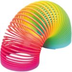 Jucarie interactiva spirala Arc Rainbow iluminat, Slinky Emoji Big Smile by Oferte Shop