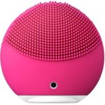 Kit ingrijire faciala si dentara, mini fucsia, 5 trepte masaj facial, dispozitiv hipoalergenic, incarcator USB inclus, New Generation by Oferte Shop