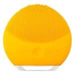 Kit ingrijire faciala si dentara, mini galben, 5 trepte masaj facial, dispozitiv hipoalergenic, incarcator USB inclus, New Generation by Oferte Shop