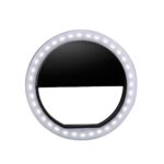 Inel LED selfie Flash Light, Black Fashion Ring, 3 moduri de lumina, baterie inclusa , Oferte Shop