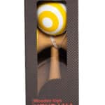 Kendama, joc de indemanare, 15cm, Galben, + 8 ani, Oferte Shop
