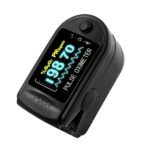 Pulsoximetru Negru,URB-02 puls 30-250 bpm, afisare SpO2, PR, bara Puls, Oferte Shop