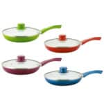 Tigaie ceramica cu capac Peterhoff - 26 cm (Oferta Speciala Teleshopping)