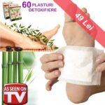 Oferta Set 60 plasturi detoxifiere homeopati cu Turmalina – Detoxifiaza-ti organismul cu ajutorul plasturilor Kinoki